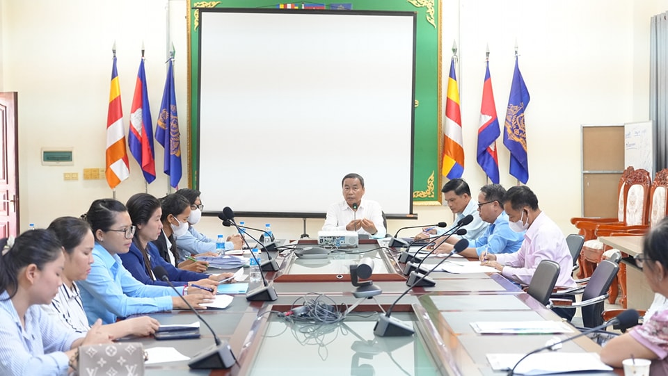 អង្គប្រជុំបច្ចេកទេស ស្ដីពីការបង្វឹកហាត់ត្រៀមប្រឡងបញ្ចប់ការសិក្សាផ្ទៃក្នុង លេីកទី១ 